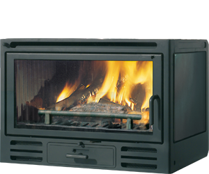 STRUVAY : Insert à bois EDILKAMIN Firebox Luce Plus 62 ventilation focée